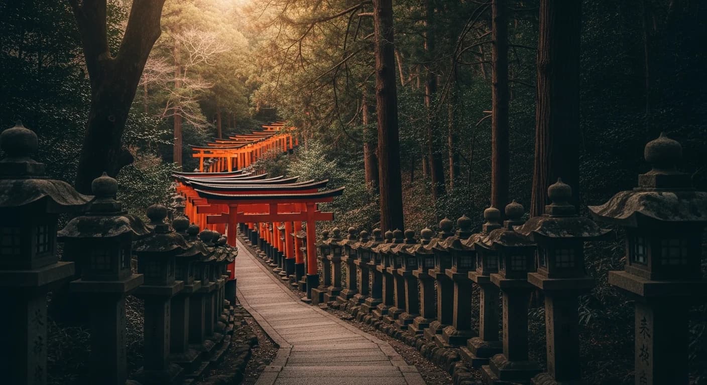 Imagen 4 Standard render of Fushimi Inari — correct archway tunnel