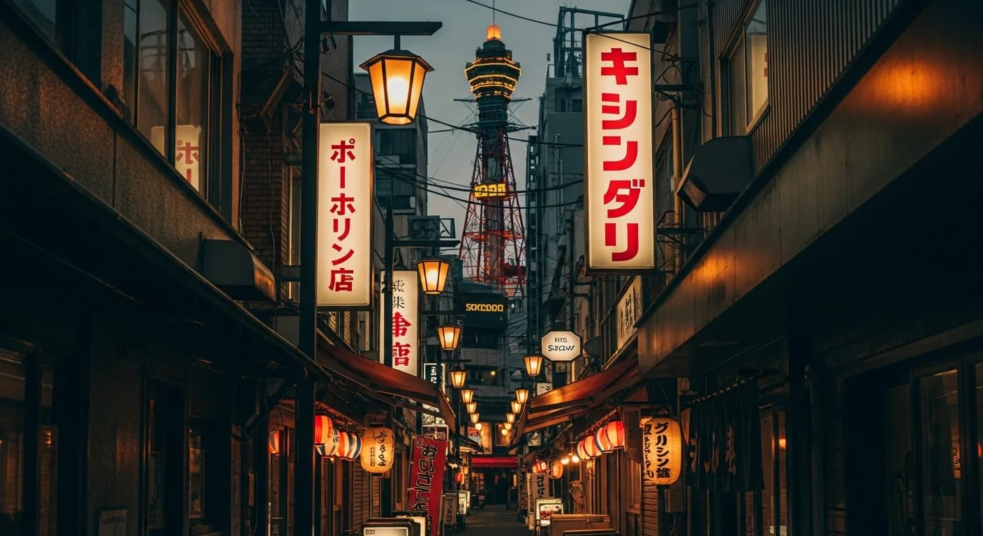 Imagen 4 Standard render of Shinsekai — chunkier crown, closer to correct Tsutenkaku